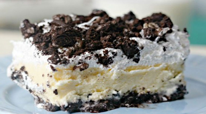 Cookies and Cream Oreo Ice Cream Cake