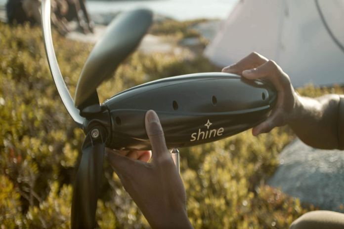 The Shine 2.0 mini wind turbine